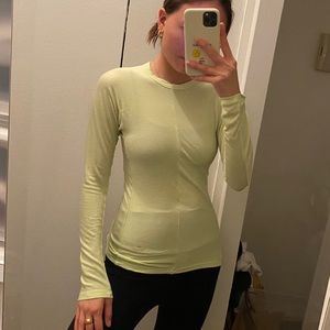 UNIQLO ALEXANDER WANG NEON YELLOW HEATTECH